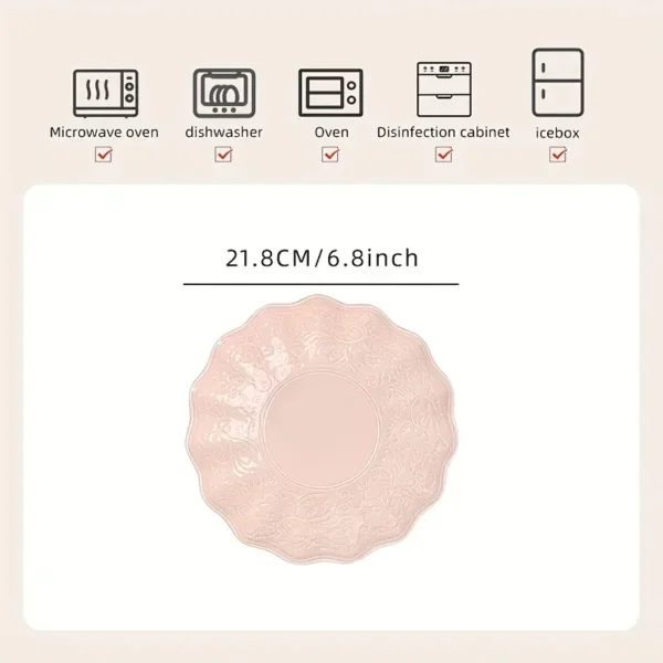 8.6-Inch Dual-Color Salad Plate Set