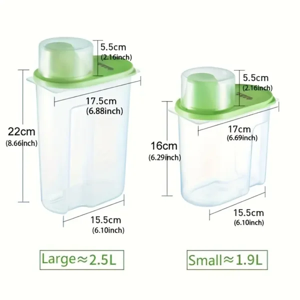 4pcs PP Food Storage Box Set