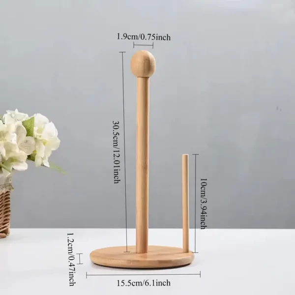 Charming Wooden Paper Towel Holder