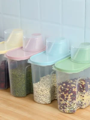4pcs PP Food Storage Box Set