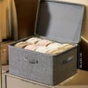 Extra Large Canvas Folding Storage Box Set