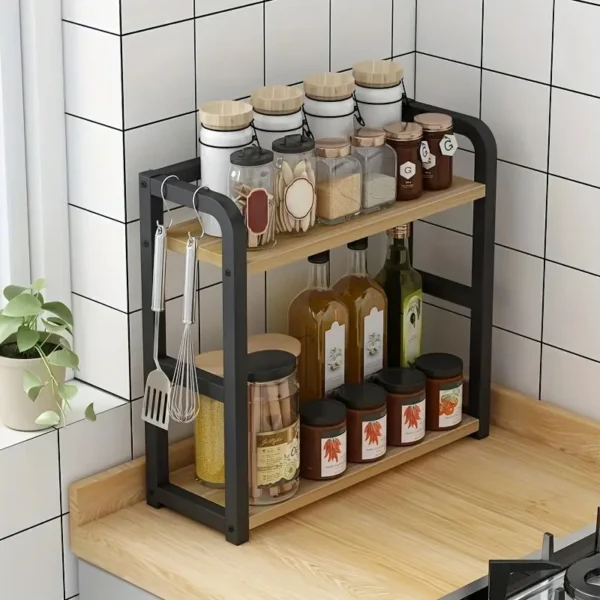 2-Layer Storage Rack Organizer