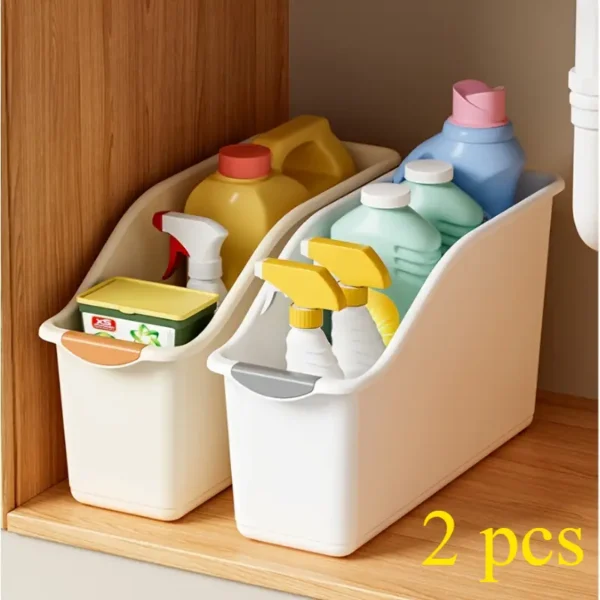 2pcs Multifunctional Storage Bins Set