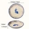 Exquisite 4pcs Set of 7-Inch Japanese Ceramic Plates