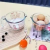 Glass Measuring Cup with Scale and Handle