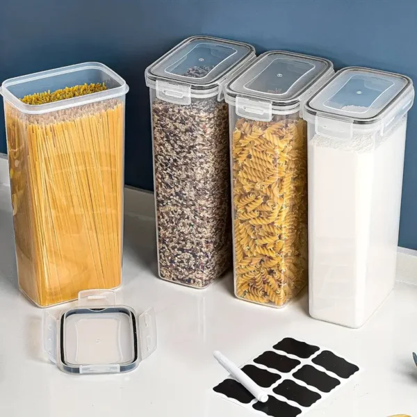 4pcs 2.8L Airtight Food Storage Containers