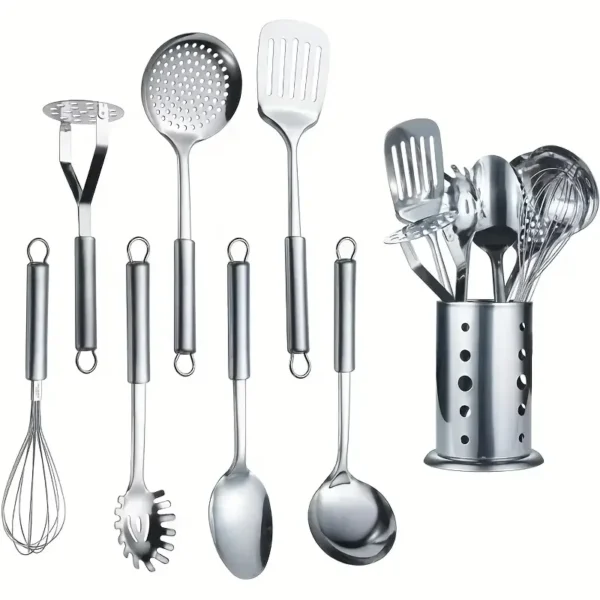 7pcs Stainless Steel Cooking Utensil Set