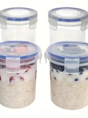 16 Oz Reusable Plastic Containers - Vacuum Sealed