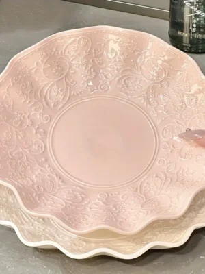 8.6-Inch Dual-Color Salad Plate Set