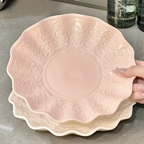 8.6-Inch Dual-Color Salad Plate Set