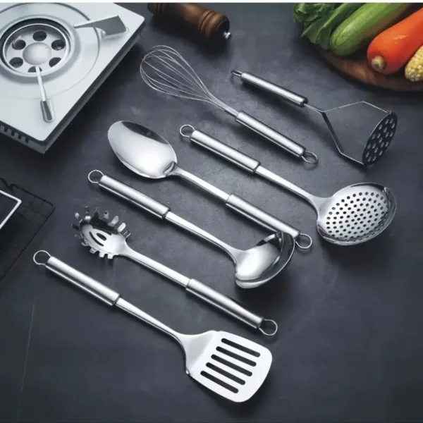7pcs Stainless Steel Cooking Utensil Set