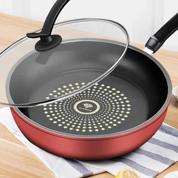 2pcs Covered Frying Pan Set