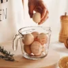 Glass Measuring Cup with Scale and Handle