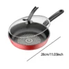 2pcs Covered Frying Pan Set