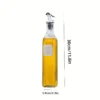 4pcs 500Ml Olive Oil & Vinegar Dispenser Set