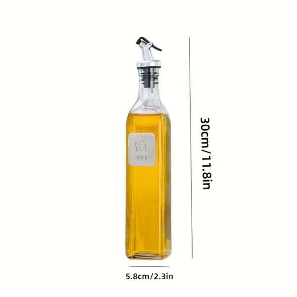 4pcs 500Ml Olive Oil & Vinegar Dispenser Set