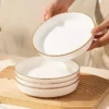 Elegant Ceramic Dinner Plates Set