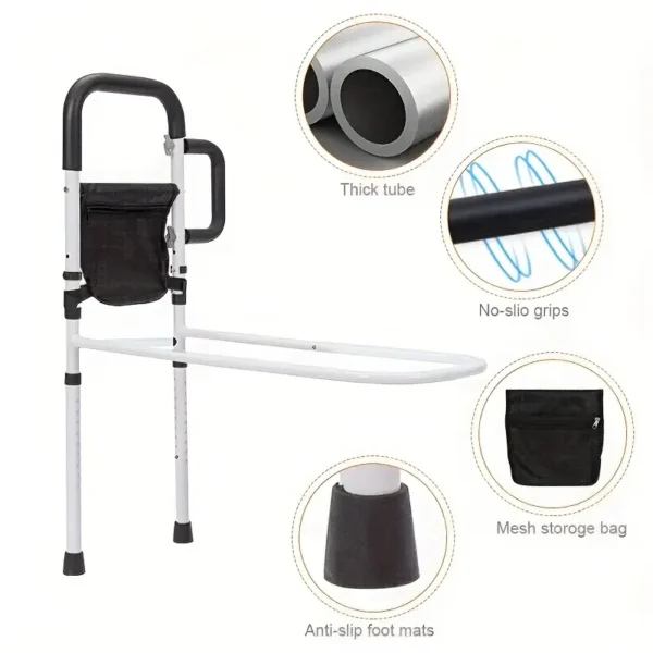 Adjustable Height Bed Rails for Elderly