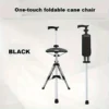 Multifunctional Folding Cane with Stool